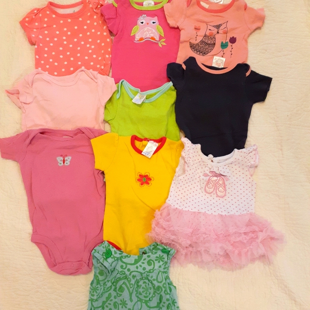 3-6 month girl short sleeve